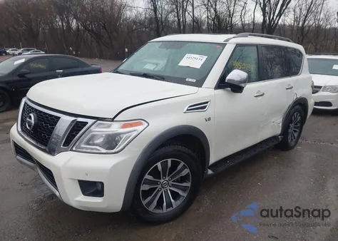 2018 Nissan Armada Sl from USA, damaged, VIN JN8AY2ND5JX003283